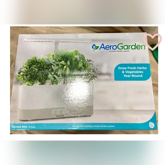 AEROGARDEN Harvest Slim Indoor Garden System, green - Picture 2 of 2